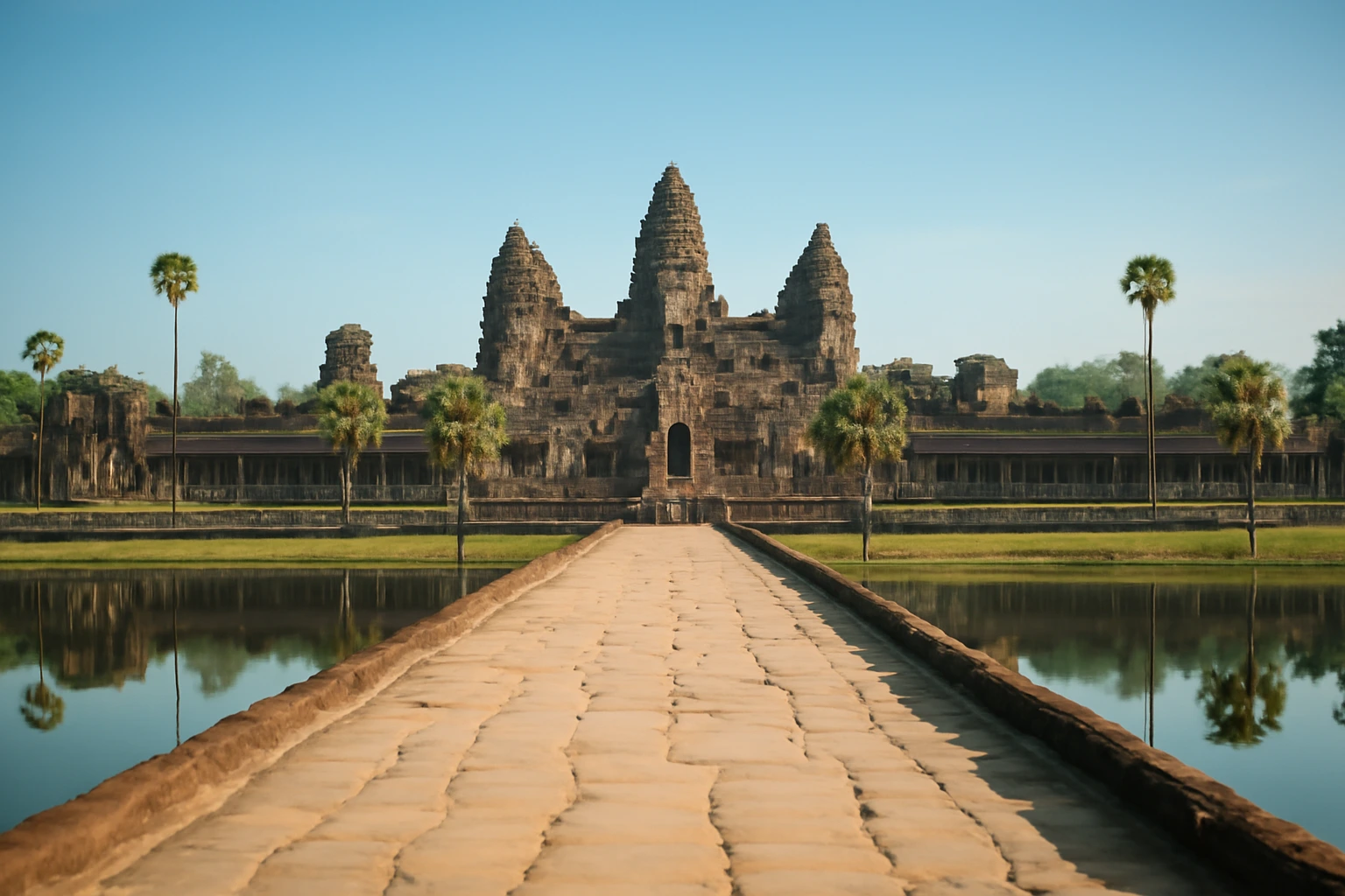 Angkor Wat dưới góc nhìn so sánh: hướng Tây, mô hình núi Meru, hào nước và vũ trụ quan của người Khmer