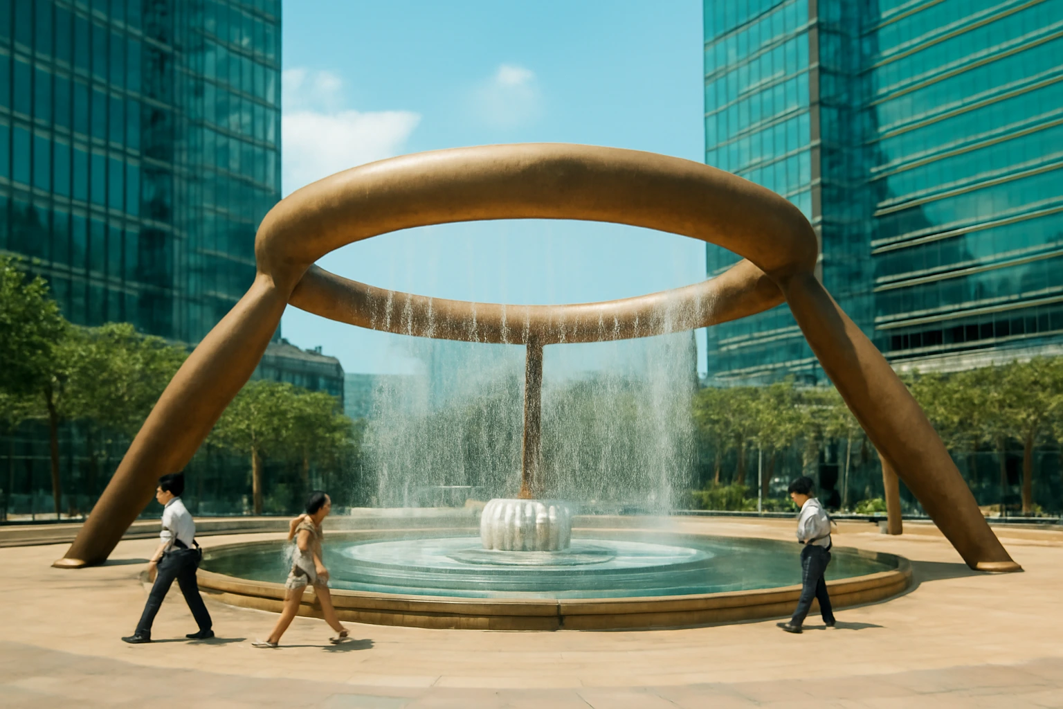 Singapore và phong thủy đô thị: đài phun Fountain of Wealth, năm tòa tháp như bàn tay và những câu chuyện quanh vịnh Marina